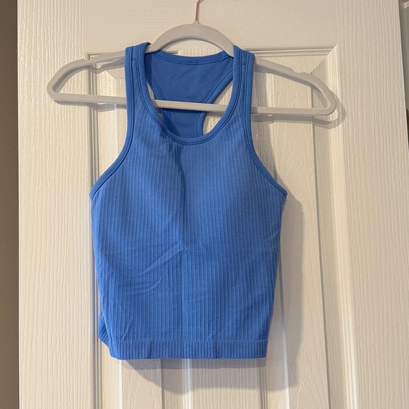 EUC Ebb to Street Cropped Racerback Tank Top - Picture 1 of 2